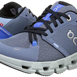 On Cloudflyer 4 Metal/Lapis 12.5 M 7630419105268 Shoe Deals Outlet