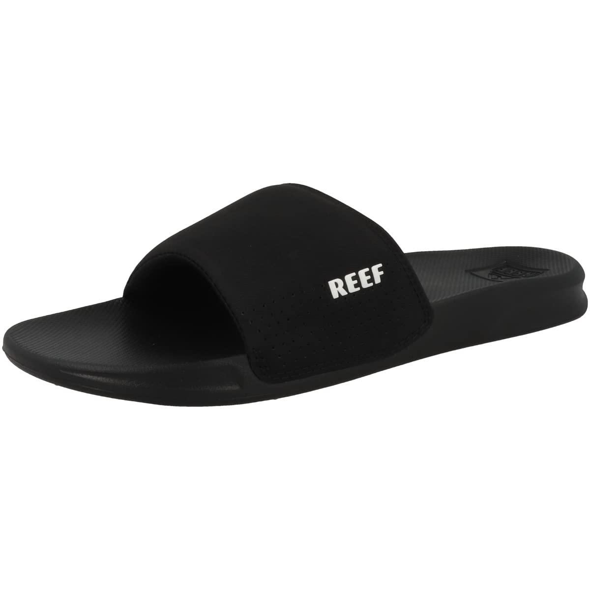 Reef One Slide - Men's Black Shoe Deals Outlet