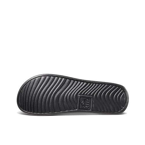 Reef One Slide - Men's Reef Black/White Shoe Deals Outlet