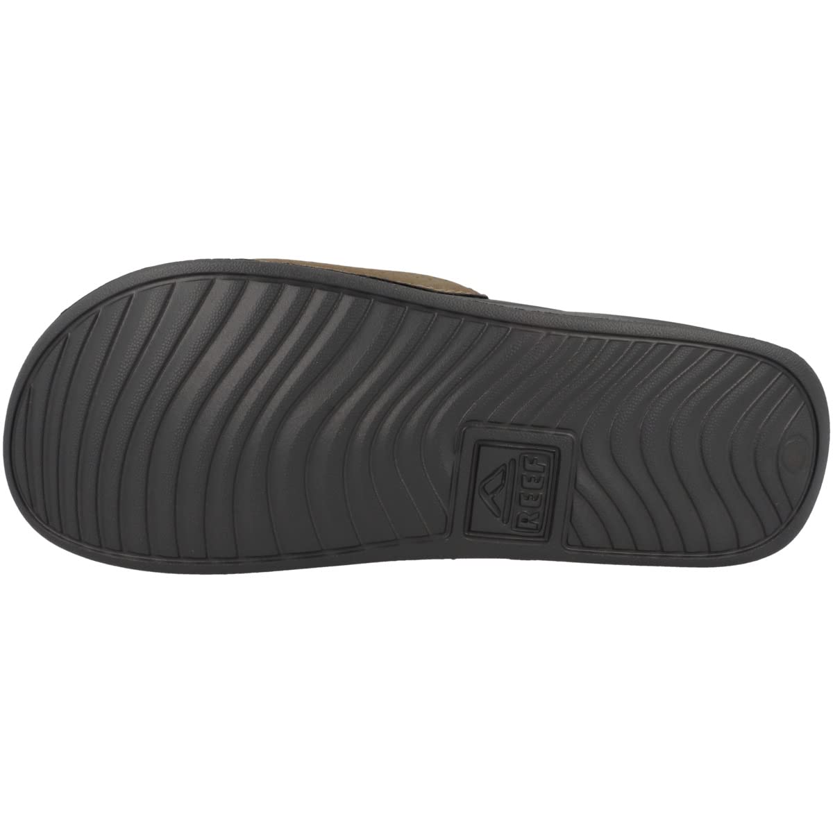 Reef One Slide - Men's Grey/Tan Shoe Deals Outlet