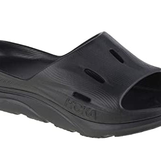 Hoka Ora Recovery 3 Slide - Unisex Black/Black Shoe Deals Outlet