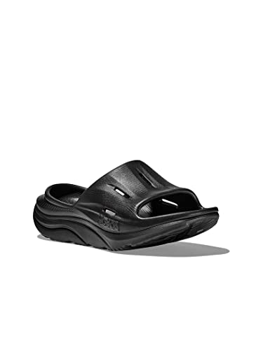 Hoka Ora Recovery 3 Slide - Unisex Black/Black Shoe Deals Outlet