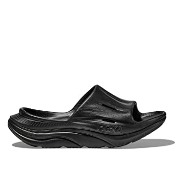 Hoka Ora Recovery 3 Slide - Unisex Black/Black Shoe Deals Outlet