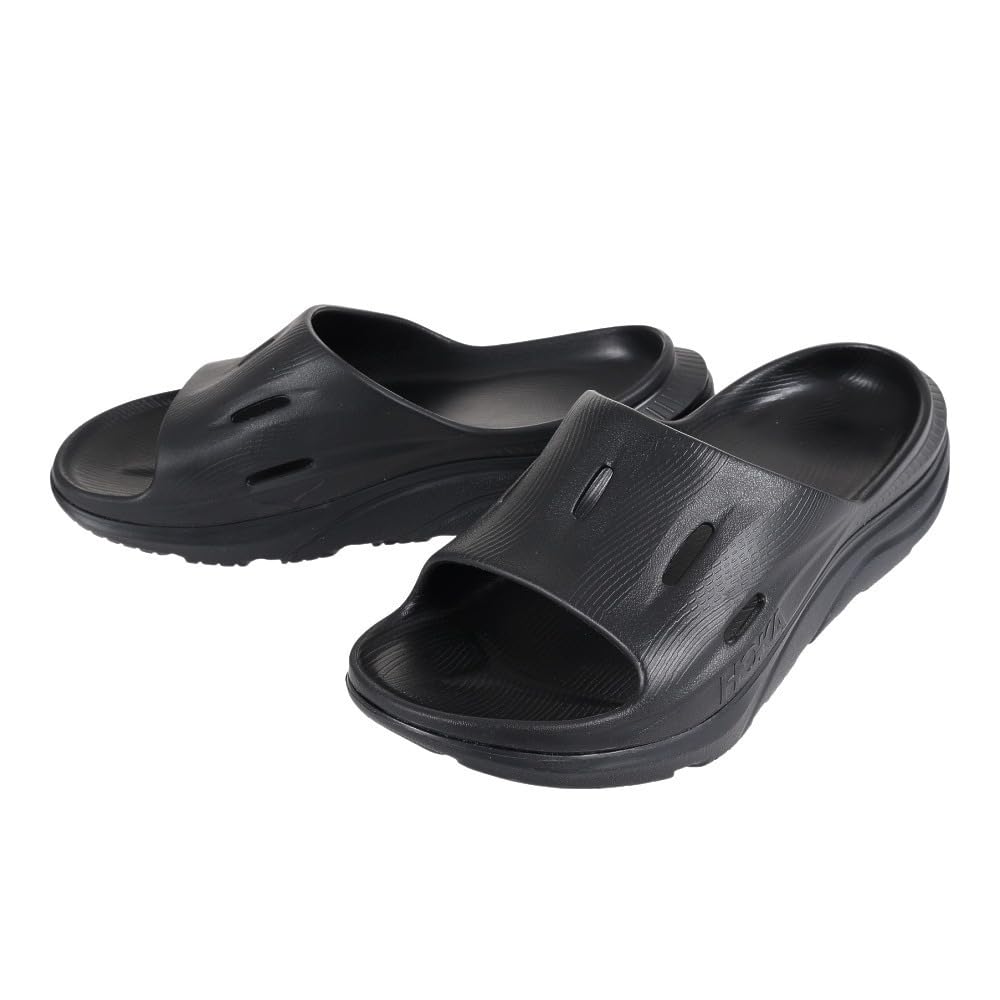 Hoka Ora Recovery 3 Slide - Unisex Black/Black Shoe Deals Outlet