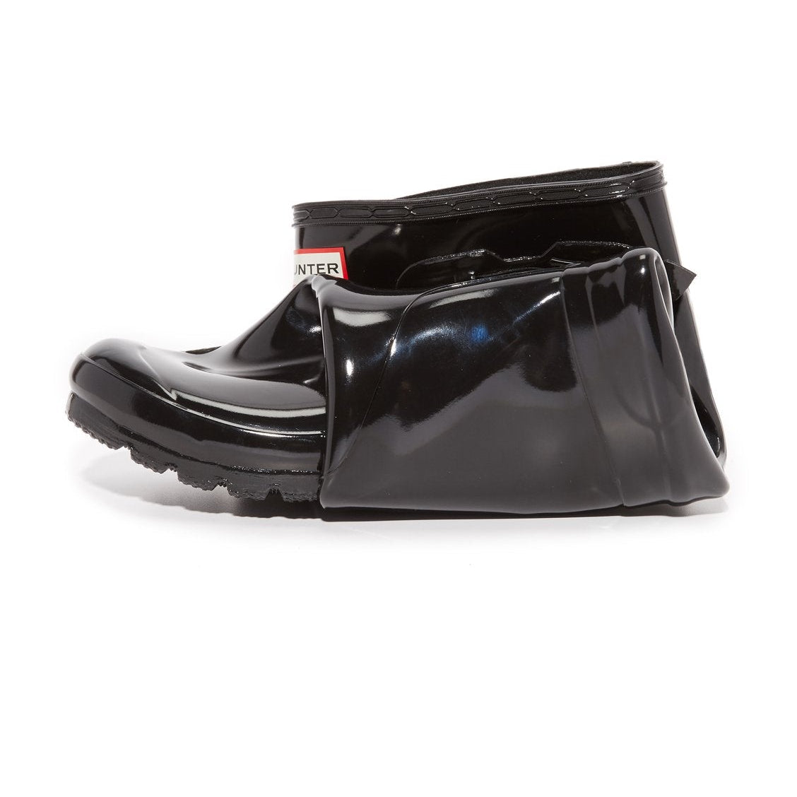 Hunter Original Tall Gloss - Women's Black Shoe Deals Outlet