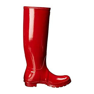 Hunter Original Tall Gloss - Women's Military Red Shoe Deals Outlet