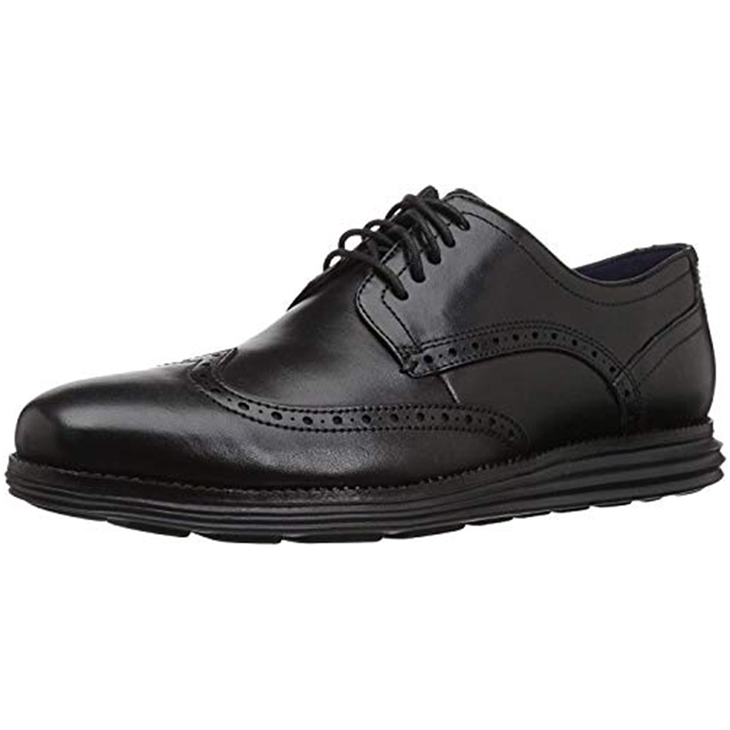 Cole Haan OriginalGrand Wingtip Black Oxford - Men's Black/Black Shoe Deals Outlet
