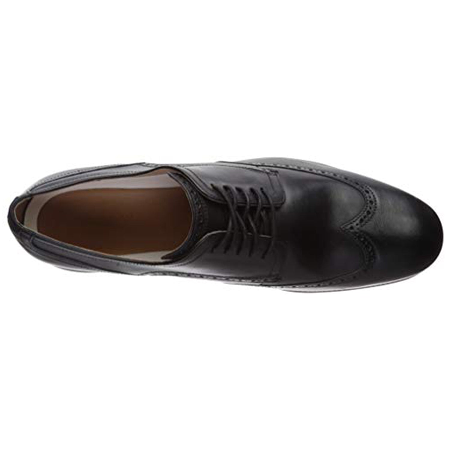 Cole Haan OriginalGrand Wingtip Black Oxford - Men's Black Leather/Ironstone Shoe Deals Outlet