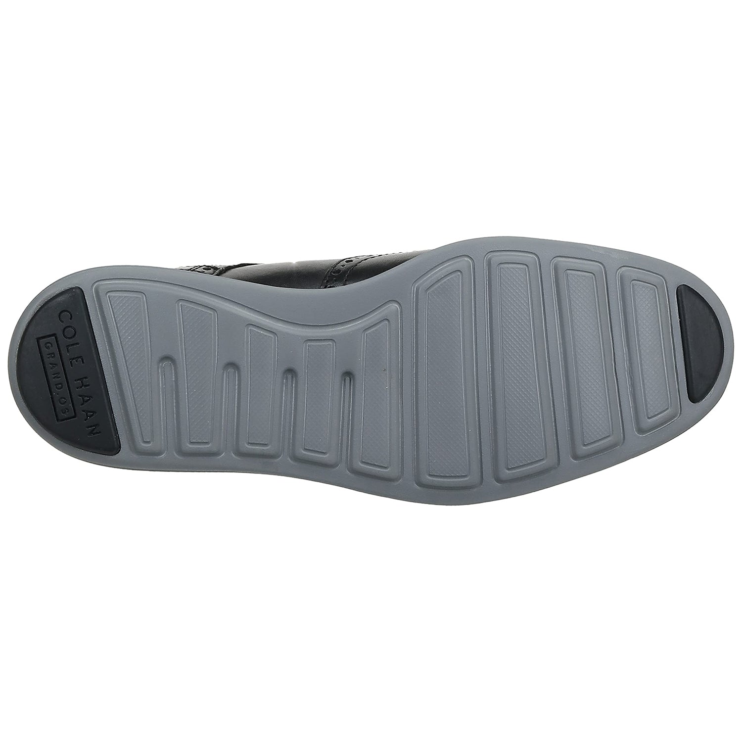 Cole Haan OriginalGrand Wingtip Black Oxford - Men's Black Leather/Ironstone Shoe Deals Outlet