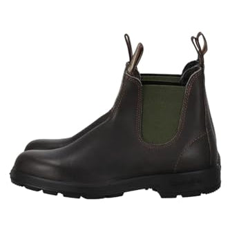 Blundstone Originals Boots - Unisex Brown Olive Shoe Deals Outlet