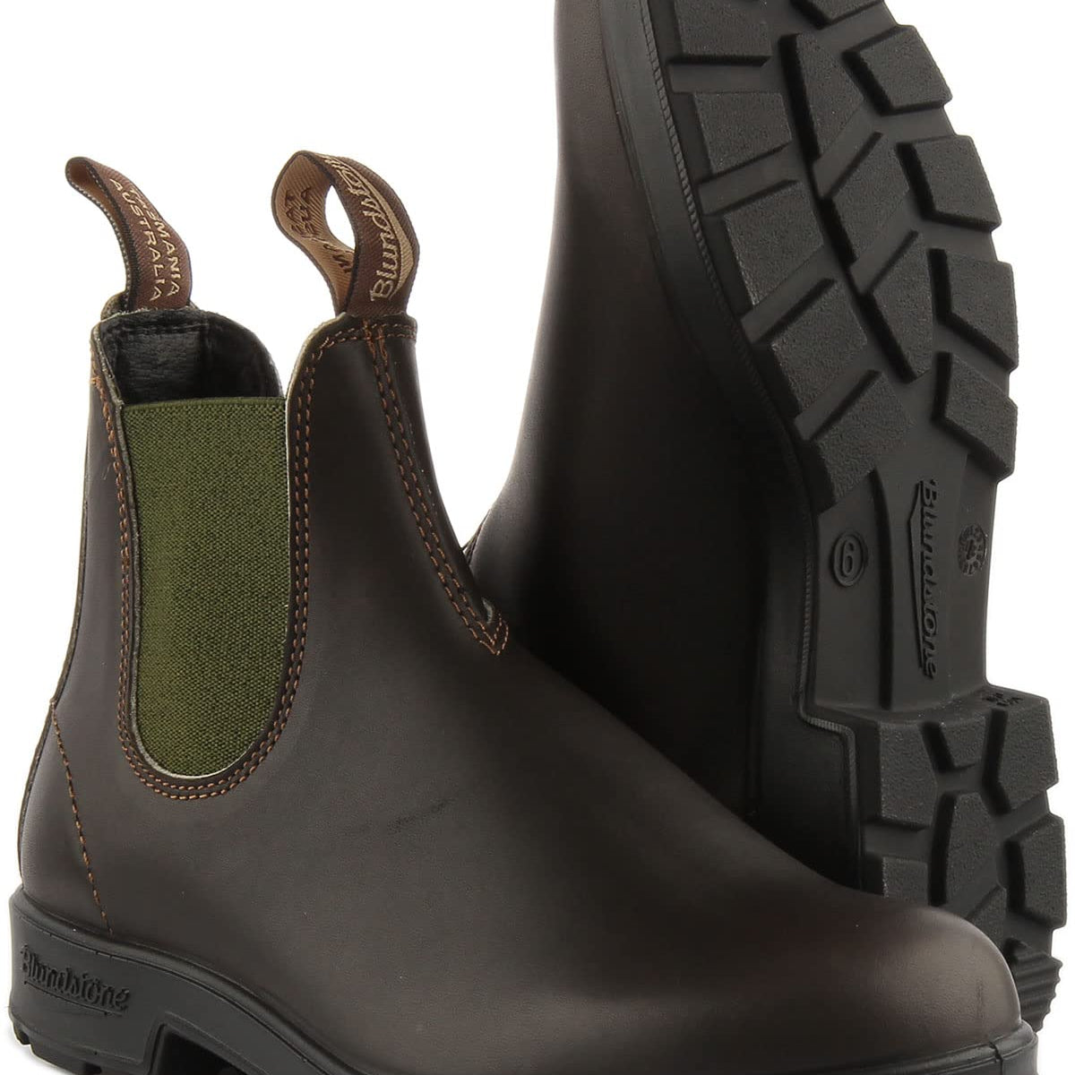 Blundstone Originals Boots - Unisex Stout Brown/Olive Shoe Deals Outlet