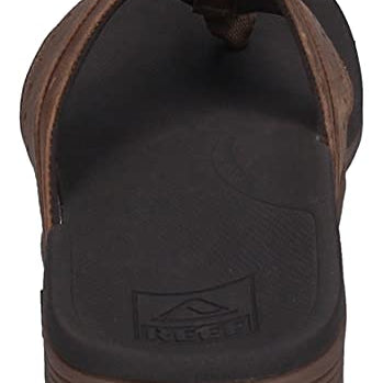 Reef Ortho Spring Leather - Men's Brown Shoe Deals Outlet