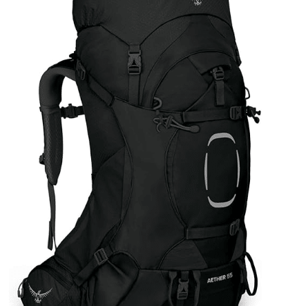 Osprey Aether 55 Black S/M 843820108866 Shoe Deals Outlet
