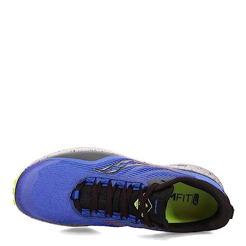 Saucony Peregrine 12 - Men's Blue Raz/Acid Shoe Deals Outlet