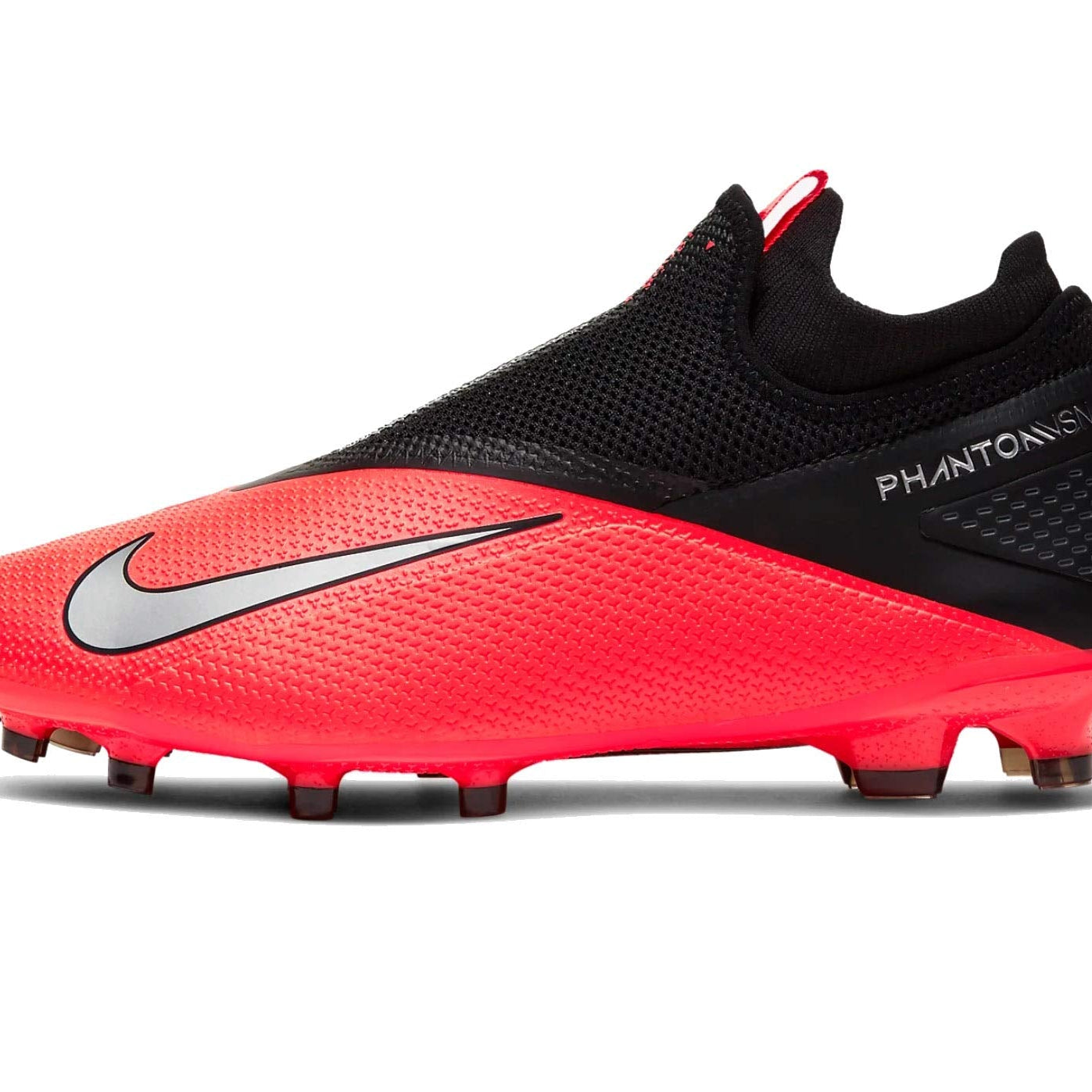 Nike Phantom Vision 2 Pro Cleats - Men's Red/Silver Shoe Deals Outlet