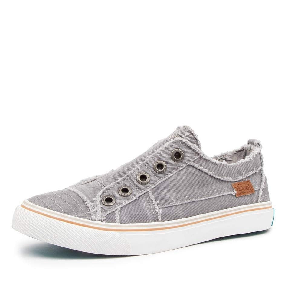 Blowfish Malibu Play - Women's Light Grey Hipster Smoked Twill Shoe Deals Outlet