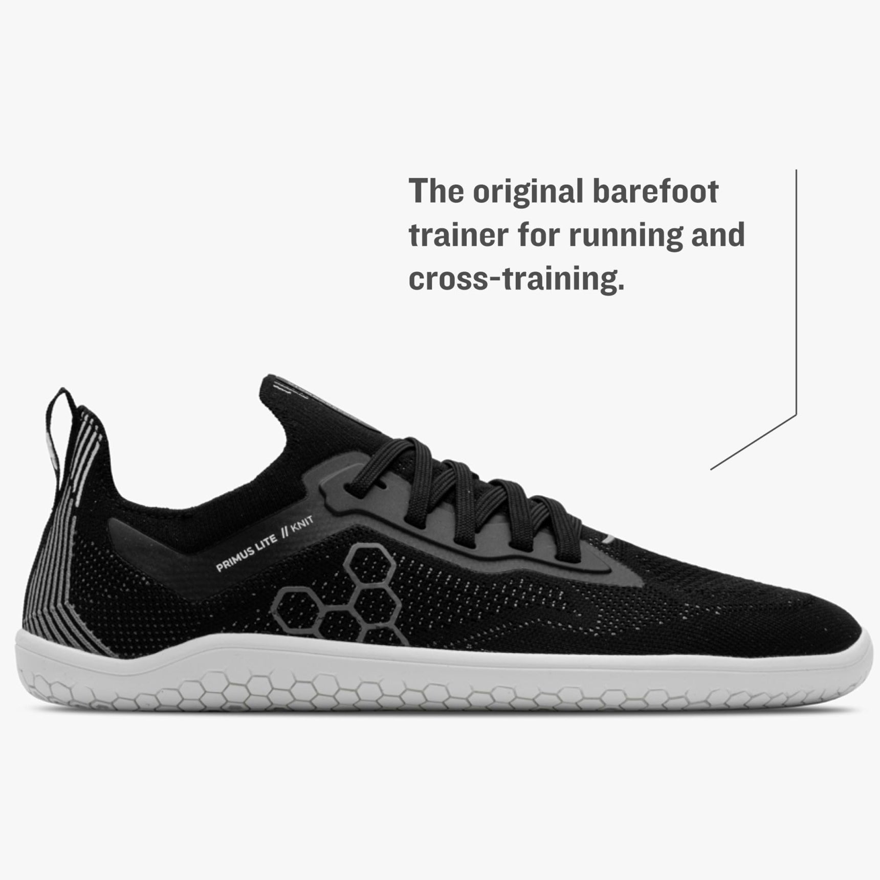 Vivobarefoot Primus Lite Knit - Men's Obsidian Shoe Deals Outlet