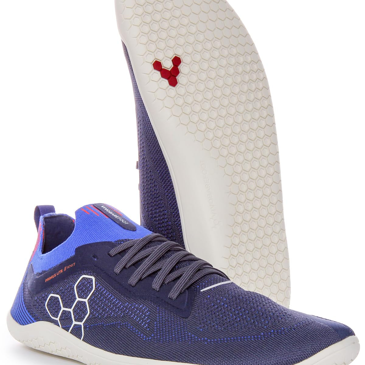 Vivobarefoot Primus Lite Knit - Men's Navy Shoe Deals Outlet