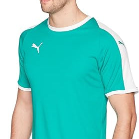PUMA Liga Jersey Green Small 191239583089 Shoe Deals Outlet