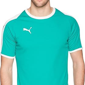 PUMA Liga Jersey Green Small 191239583089 Shoe Deals Outlet