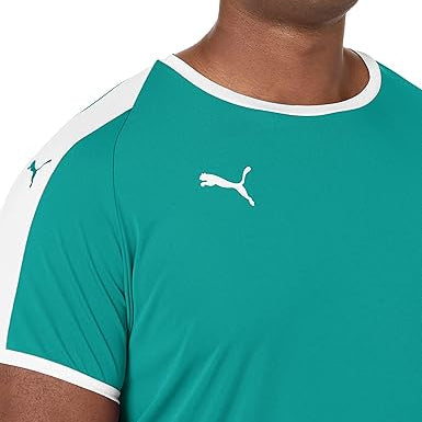 PUMA Liga Jersey Green Small 191239583089 Shoe Deals Outlet