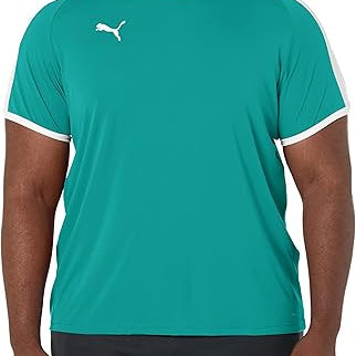 PUMA Liga Jersey Green Small 191239583089 Shoe Deals Outlet