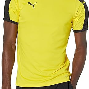 PUMA Liga Jersey Yellow Medium 191239576159 Shoe Deals Outlet