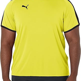 PUMA Liga Jersey Yellow Medium 191239576159 Shoe Deals Outlet