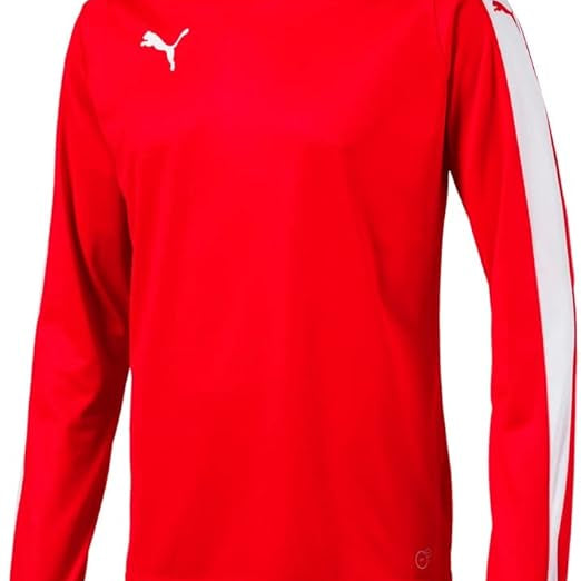 PUMA Liga Long Sleeve Jersey Red Small 191239578900 Shoe Deals Outlet