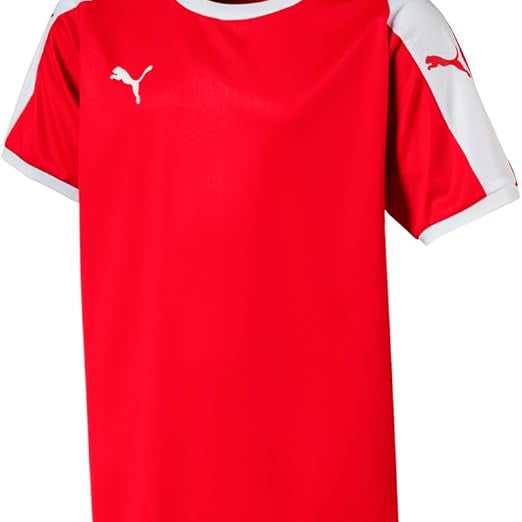 PUMA Youth Liga Jersey Red Medium 191239576951 Shoe Deals Outlet