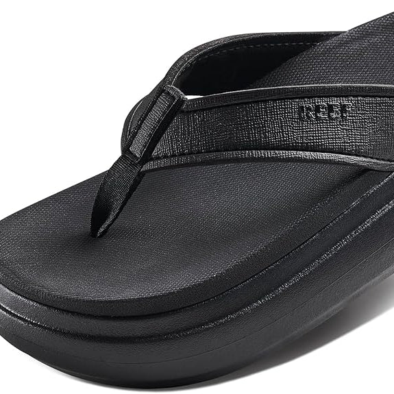 Reef Cushion Bondi Black / Black 9 M 0196985147769 Shoe Deals Outlet
