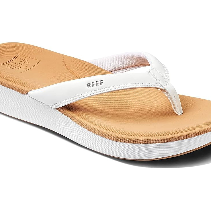 Reef Cushion Cloud White / Tan 6 M 195333910680 Shoe Deals Outlet