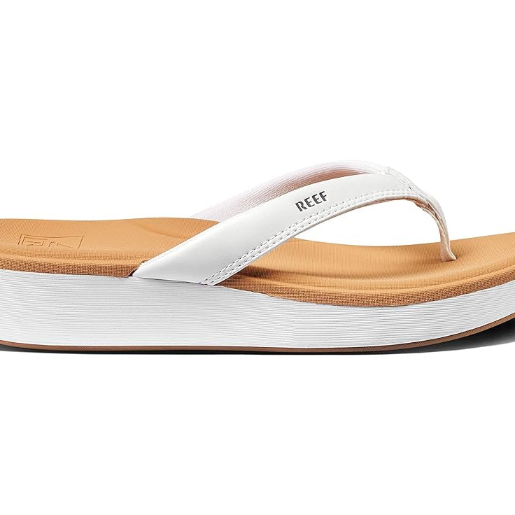 Reef Cushion Cloud White / Tan 6 M 195333910680 Shoe Deals Outlet