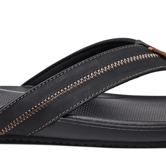 Reef Cushion Phantom 2.0 Leather Black / Coffee 10 M 196985367693 Shoe Deals Outlet