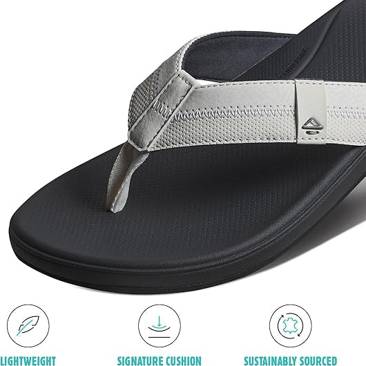 Reef Cushion Phantom 2.0 White / Charcoal 10 M 196985361820 Shoe Deals Outlet