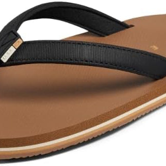 Reef Solana Black / Tan 10 M 196985346070 Shoe Deals Outlet