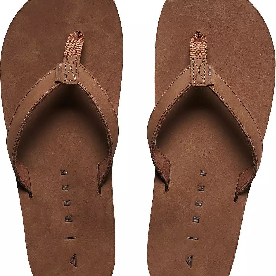 Reef Solana Leather Classic Brown 7 M 196985464019 Shoe Deals Outlet