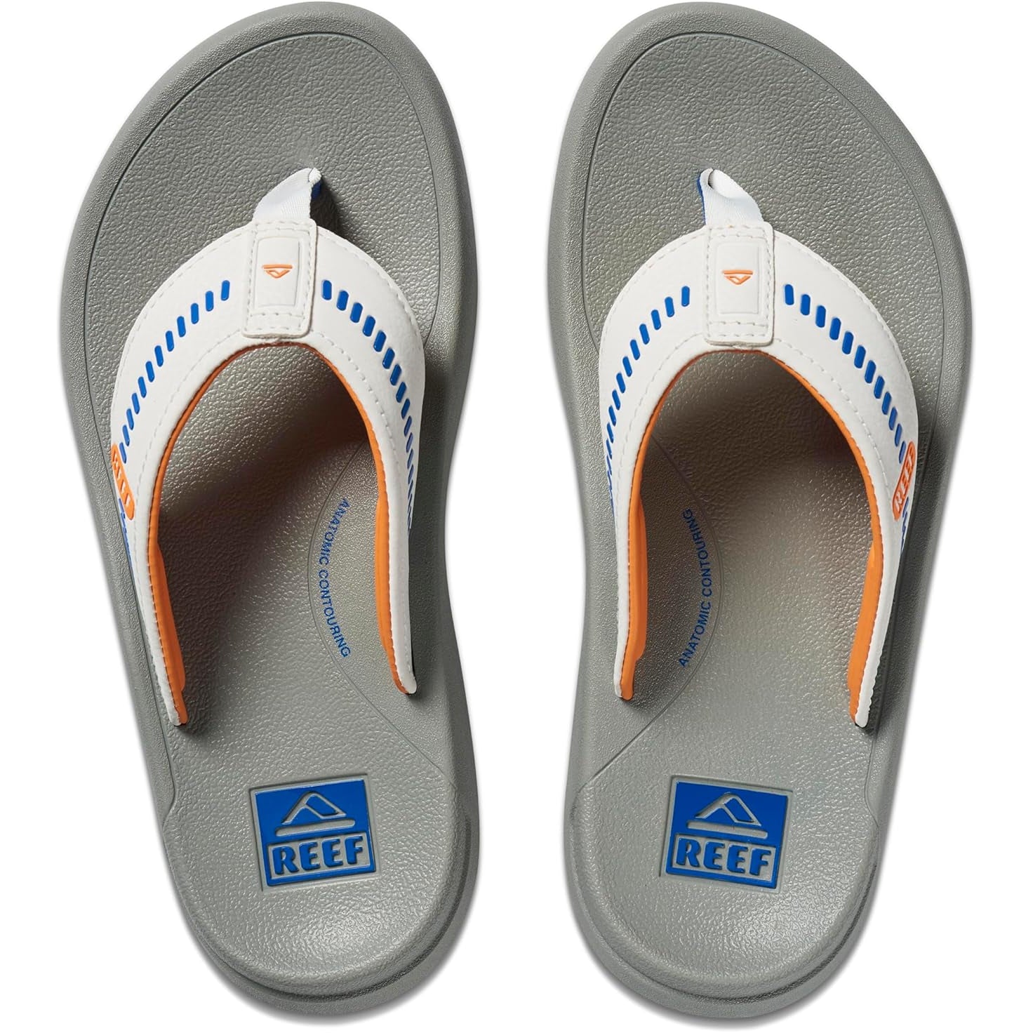 Reef Swellsole Cruiser Blue / White / Orange 11 M 196985373304 Shoe Deals Outlet