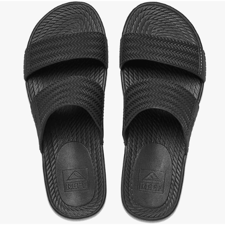 Reef Water Vista Slide Black 6 M 0195333813646 Shoe Deals Outlet