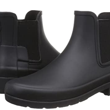 Hunter Refined Slim Fit Chelsea Boot - Women's Black Shoe Deals Outlet