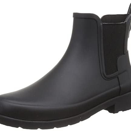 Hunter Refined Slim Fit Chelsea Boot - Women's Black Shoe Deals Outlet