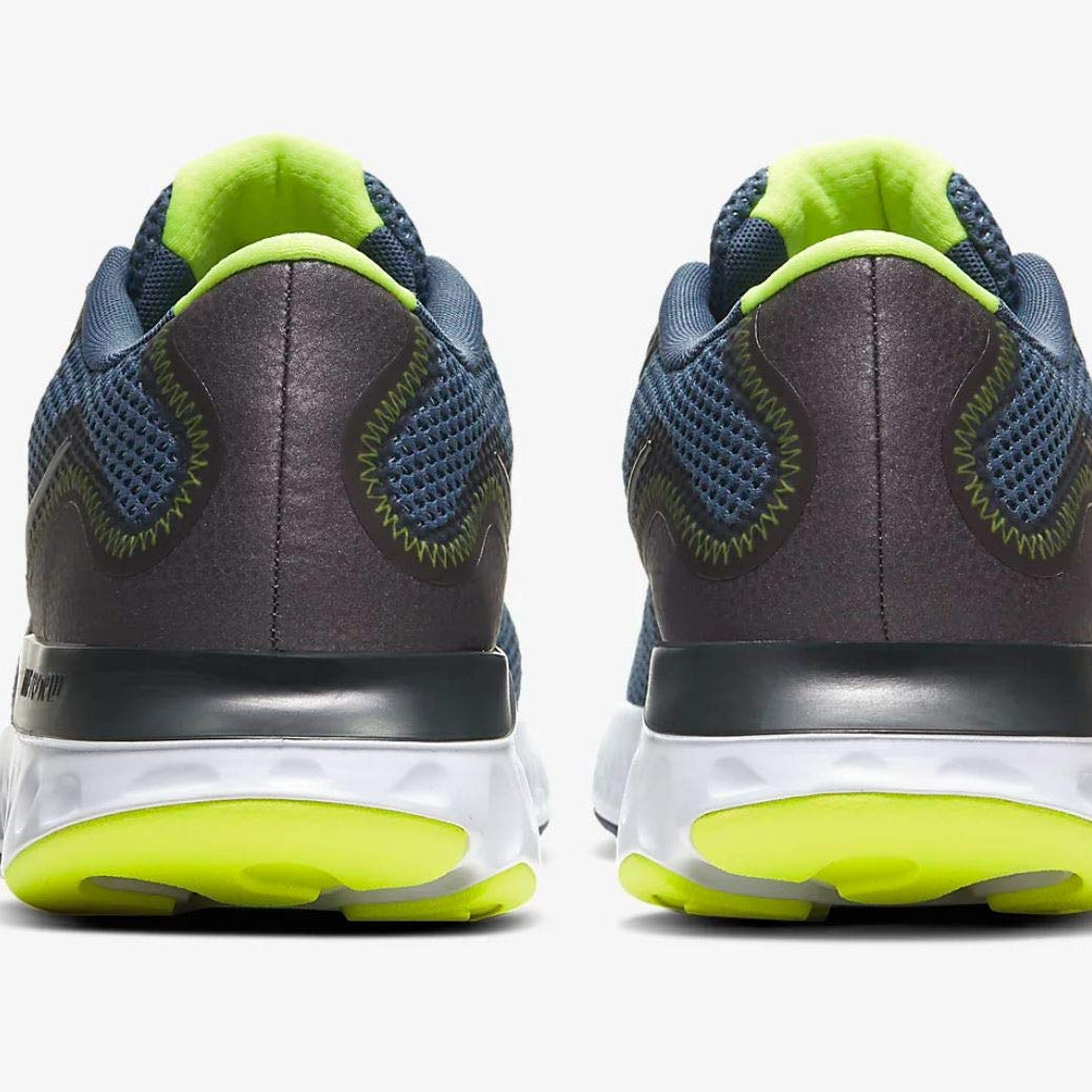Nike Renew Run - Men's Diffused Blue/Mtlc/Dark Grey Shoe Deals Outlet