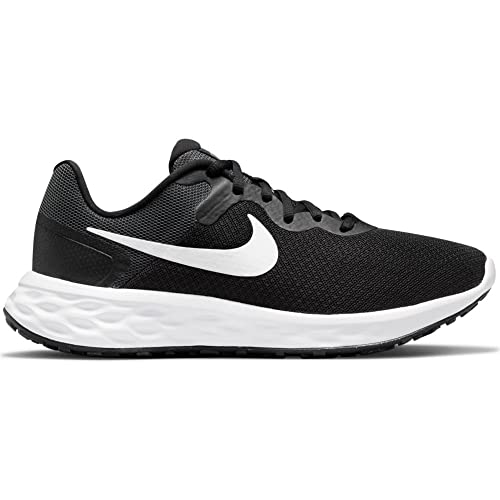 Nike Revolution 6 Next Nature - Women's Black White Dk Smoke Grey Cool Grey Shoe Deals Outlet