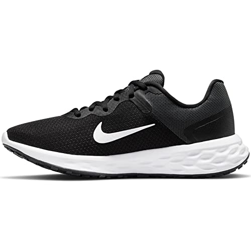 Nike Revolution 6 Next Nature - Women's Black White Dk Smoke Grey Cool Grey Shoe Deals Outlet