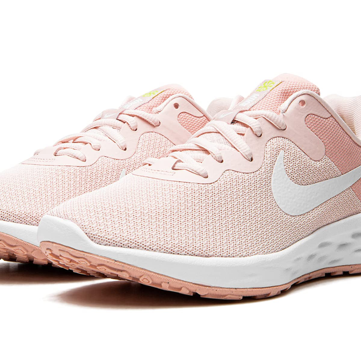 Nike Revolution 6 - Women's Pure Platinum Lt Crimson Wolf Grey Shoe Deals Outlet