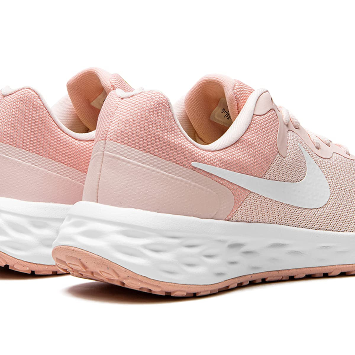Nike Revolution 6 - Women's Pure Platinum Lt Crimson Wolf Grey Shoe Deals Outlet