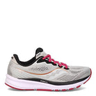 Saucony Ride 14 - Women's Fog/Cherry Shoe Deals Outlet