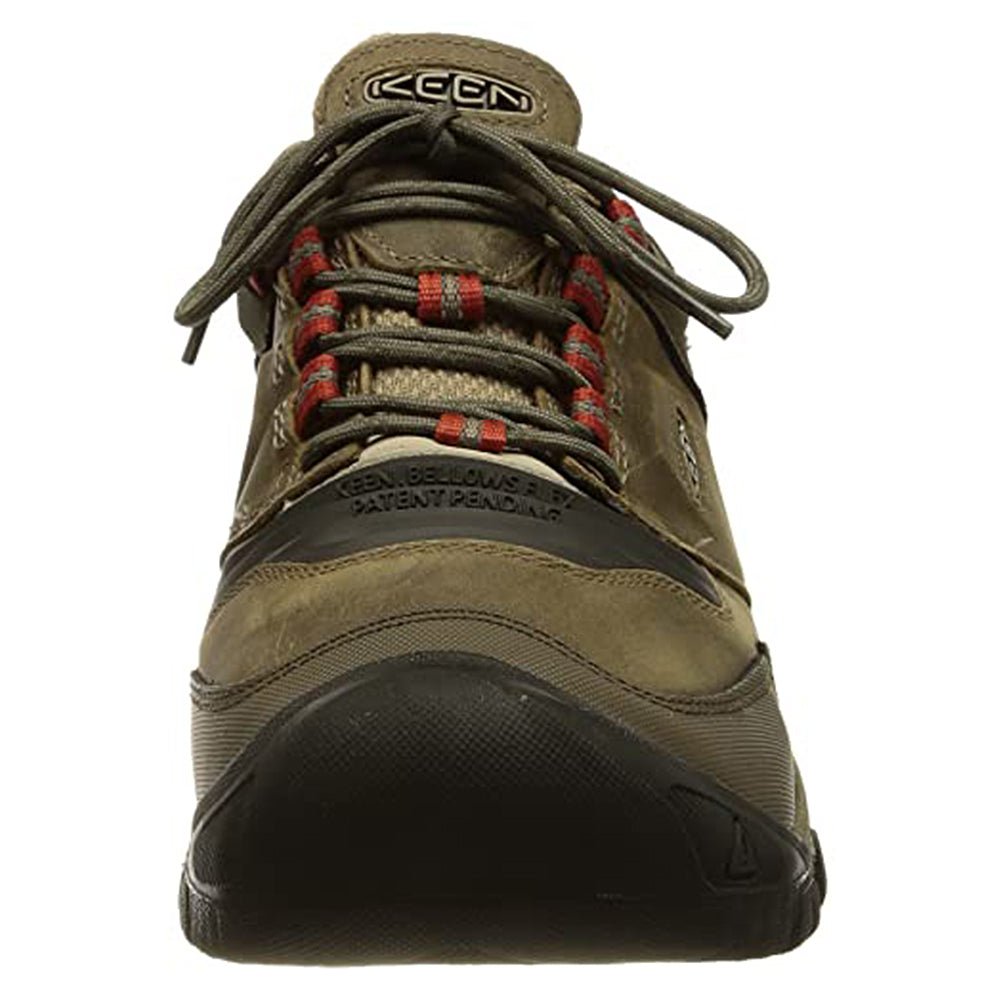 KEEN Ridge Flex - Men's Timberwolf/Ketchup Shoe Deals Outlet