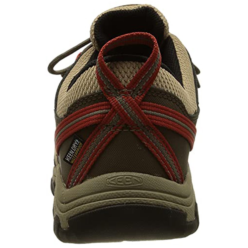 KEEN Ridge Flex - Men's Timberwolf/Ketchup Shoe Deals Outlet