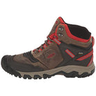 KEEN Ridge Flex Mid WP - Men's Dark Olive/Ketchup Shoe Deals Outlet